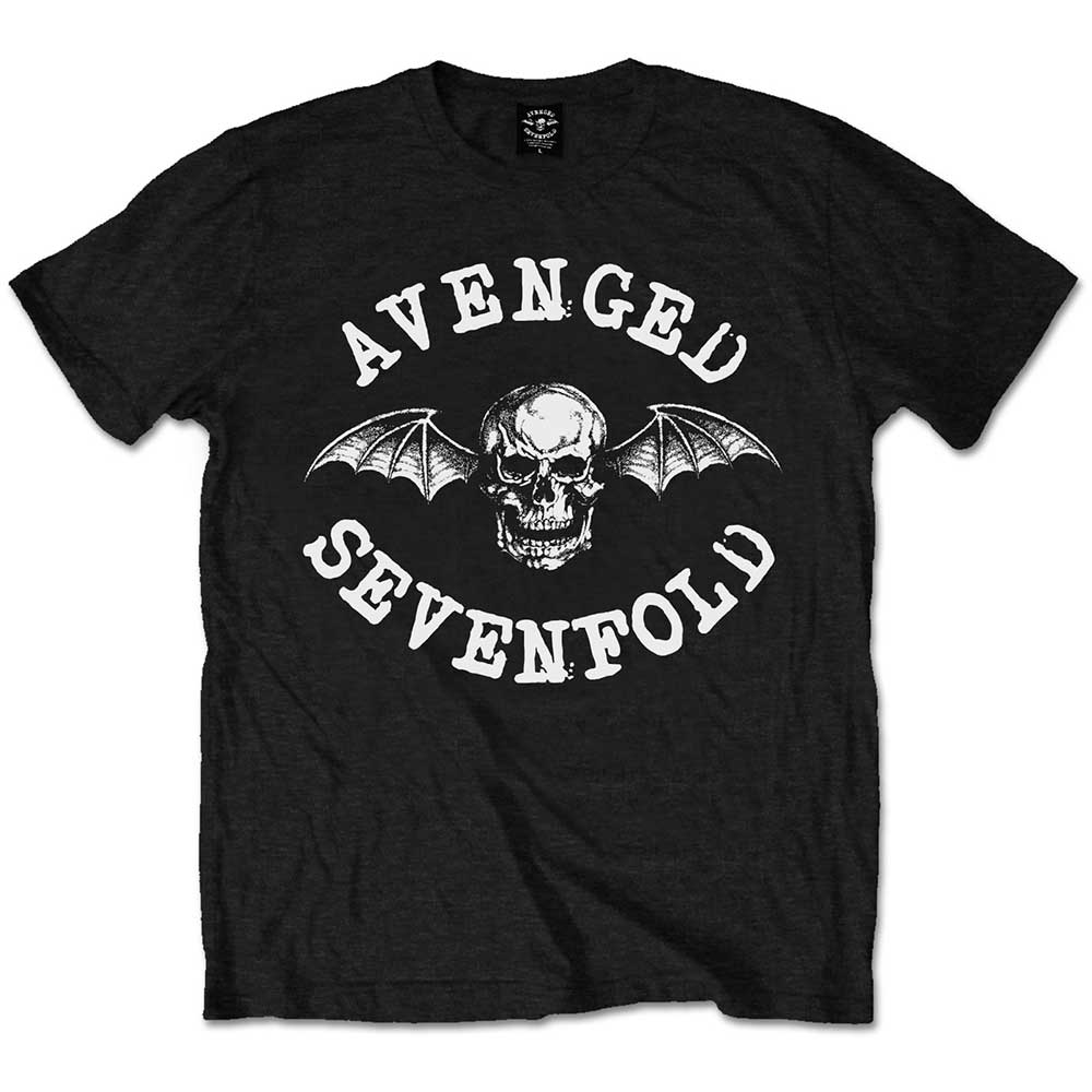 Camiseta clásica del murciélago de la muerte de Avenged Sevenfold