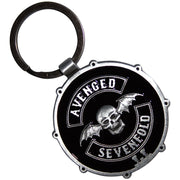 Avenged Sevenfold Deathbat Crest Drum Double-Sided [Keychain]