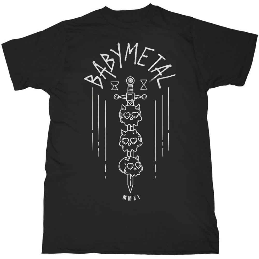 Camiseta con la espada de calavera de Babymetal