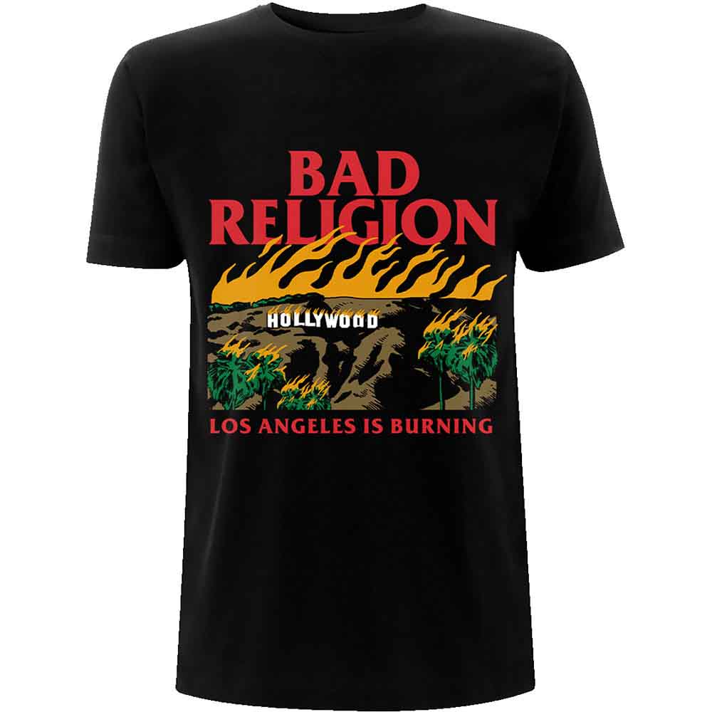 Bad Religion Burning Black [T-Shirt]