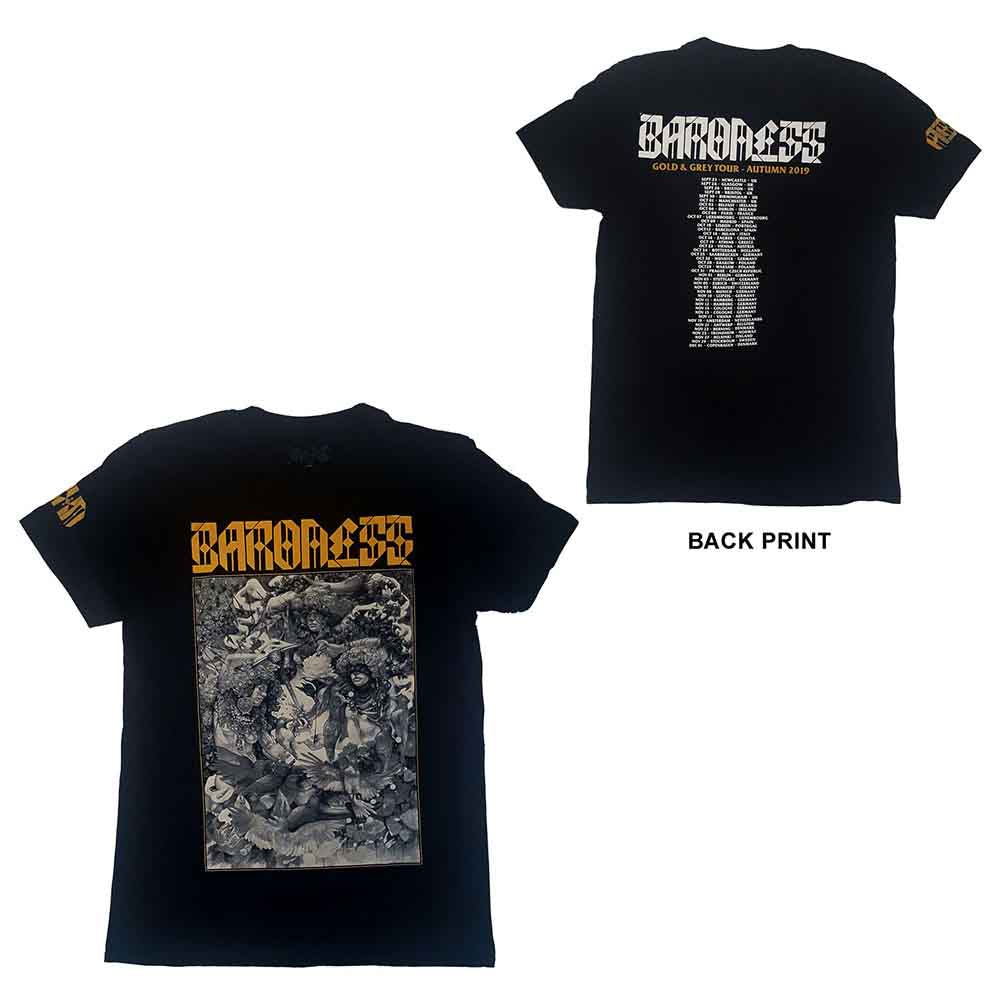 Camiseta Baroness Gold &amp; Grey Date back [Camiseta]