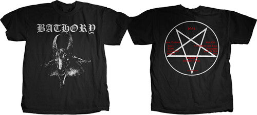 Bathory - Goat Logo - Unisex T-Shirt (Black) [Apparel]