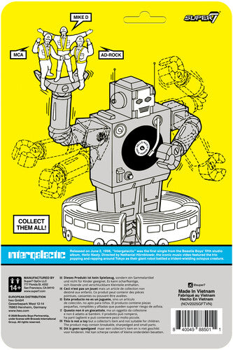 Beastie Boys - Super7 - Beastie Boys - ReAction Figures Wv4 - Ad-Rock (Intergalactic Crossing Guard) (Collectible, Action Figure) [Action Figure]