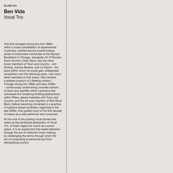 Vocal Trio (Vinyl)