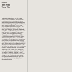 Vocal Trio (Vinyl)