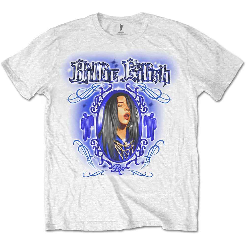 Camiseta con aerógrafo de Billie Eilish