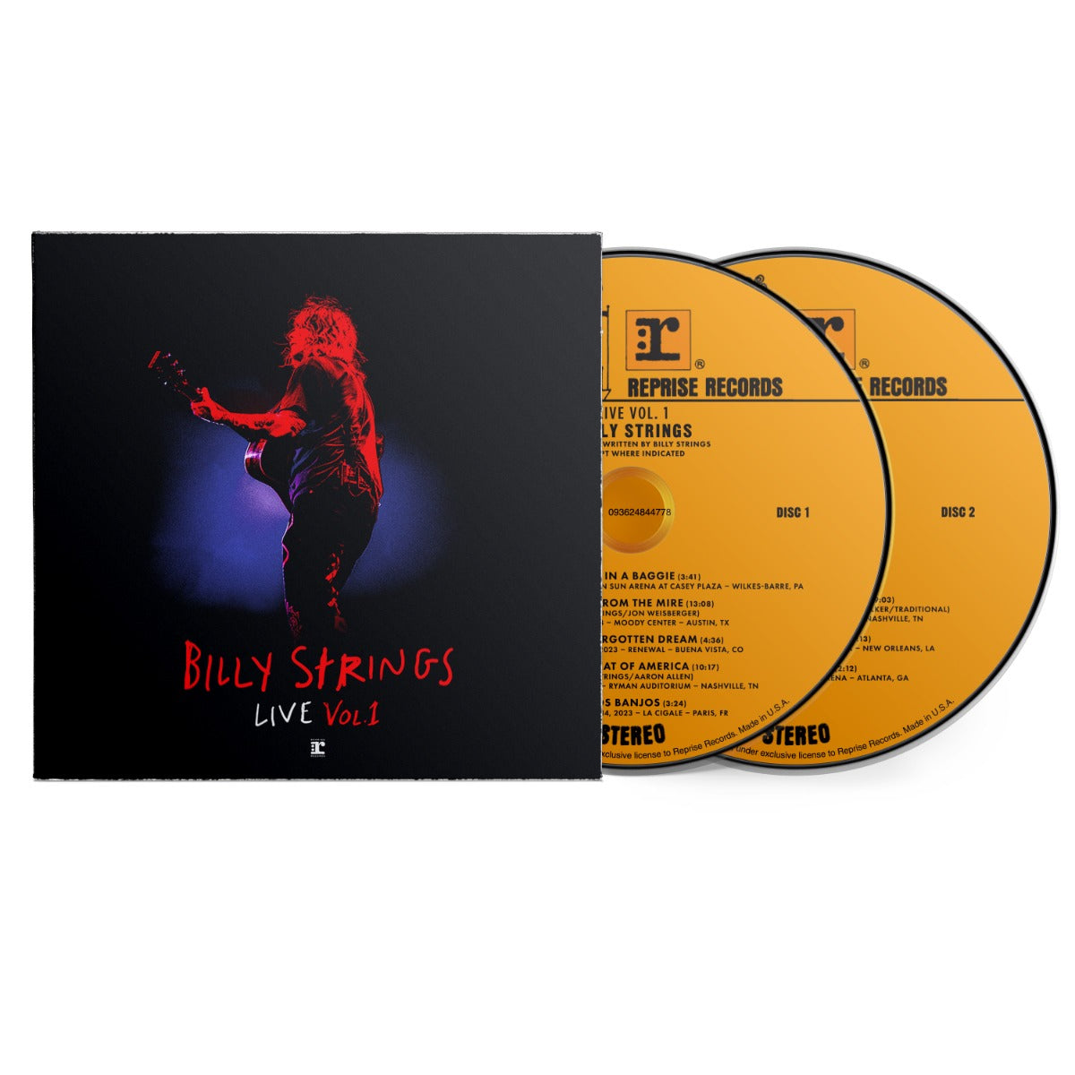 Billy Strings Live Vol. 1 (2 Cd's) (CD)