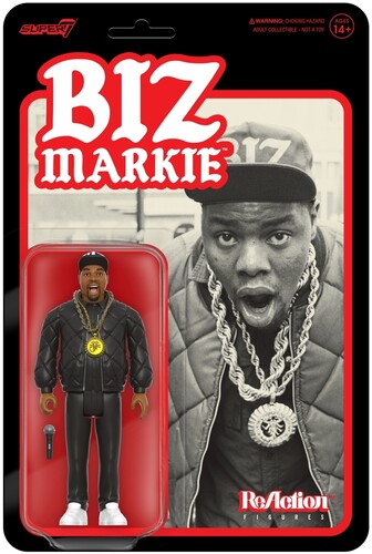 Biz Markie Super7 - Biz Markie ReAction Wave 1 - Biz (Collectible, Figure, Action Figure) [Music]