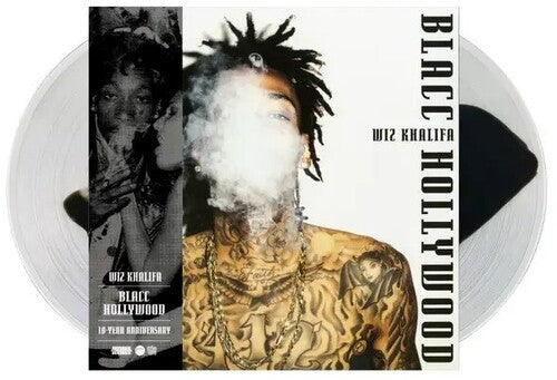 Wiz Khalifa Blacc Hollywood (Limited Ed., Numbered, Blacc Tattoo Ink-In-Clear 2LP w/OBI) [Records & LPs]