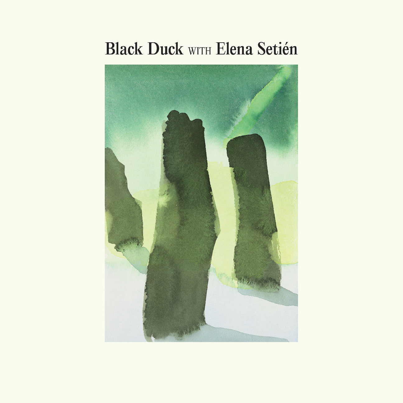 Black Duck With Elena Setién - Black Duck With Elena Setién (Indie Exclusive, Coke Bottle Clear Vinyl) [Vinyl]