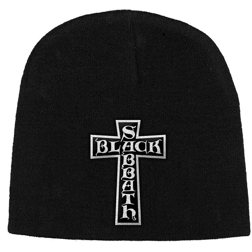 Gorro con el logotipo de la cruz de Black Sabbath