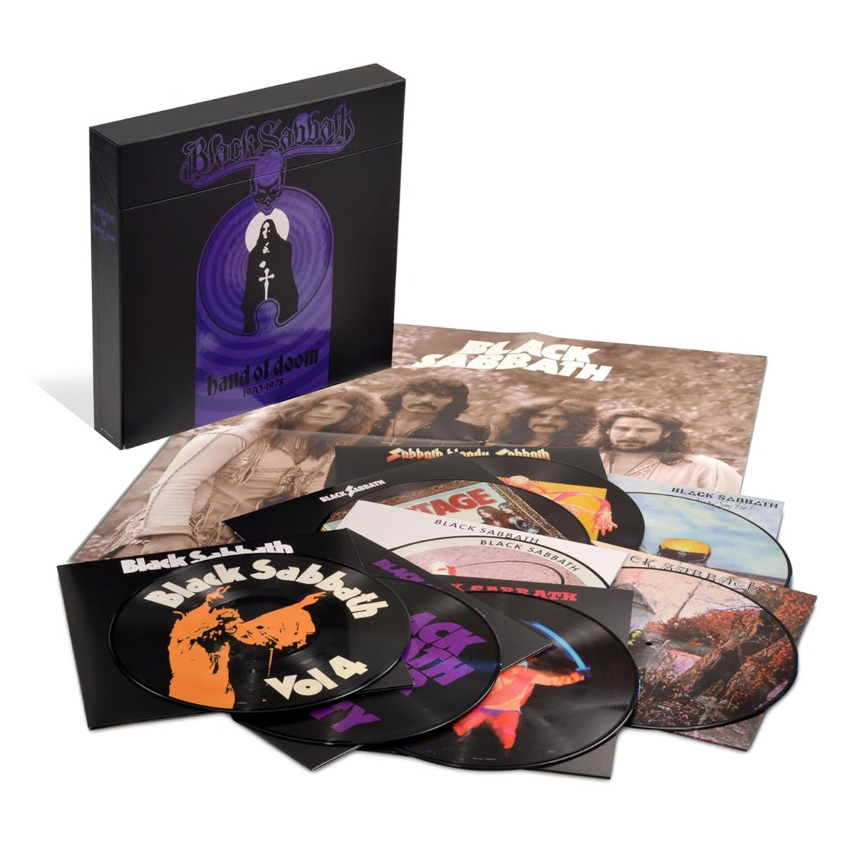 Black Sabbath Hand Of Doom 1970-1978 (The Picture Disc Collection) (Box Set) (8 Lp's) [Records & LPs]