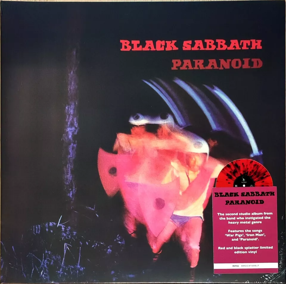 Paranoid (Limited Edition, Red & Black Splatter Colored Vinyl) [Import] (Vinyl)
