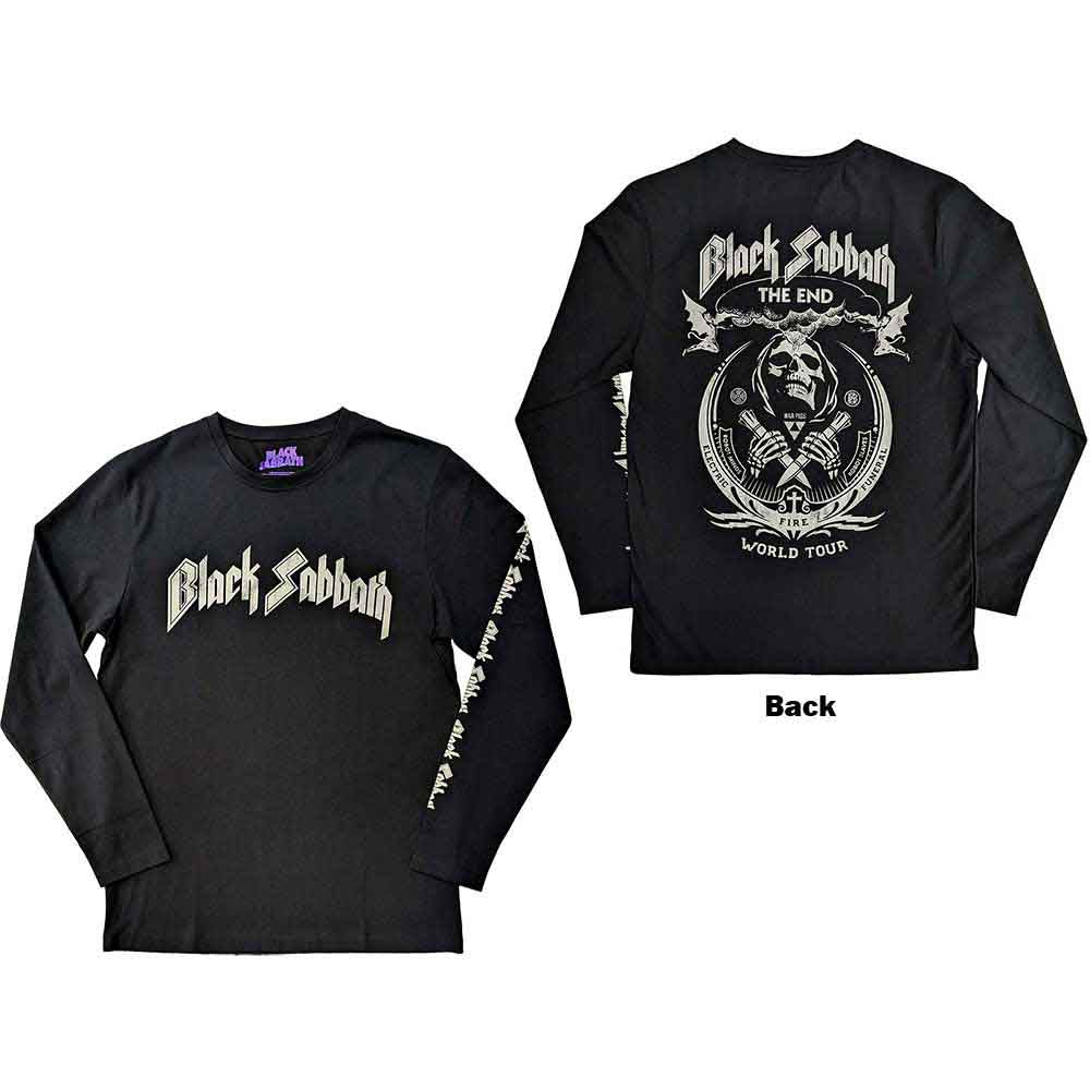 Black Sabbath The End Mushroom Cloud [L/S Shirt]