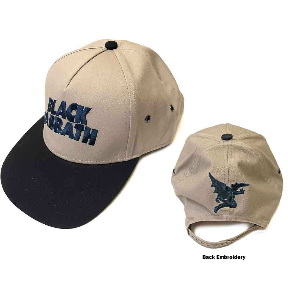 Gorra con el logotipo ondulado de Black Sabbath