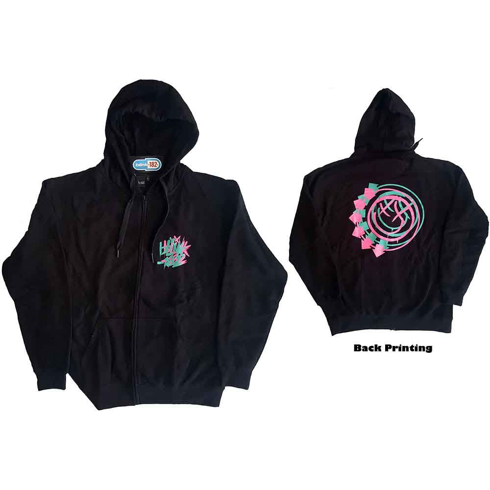 Sudadera con capucha y sonrisa de flecha doble de Blink-182