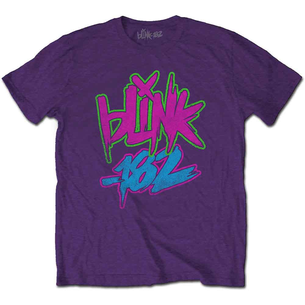 Camiseta con el logotipo de neón de Blink-182