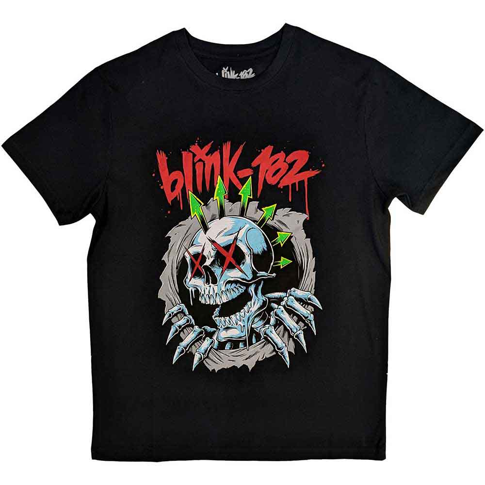 Camiseta con calavera de seis flechas de Blink-182