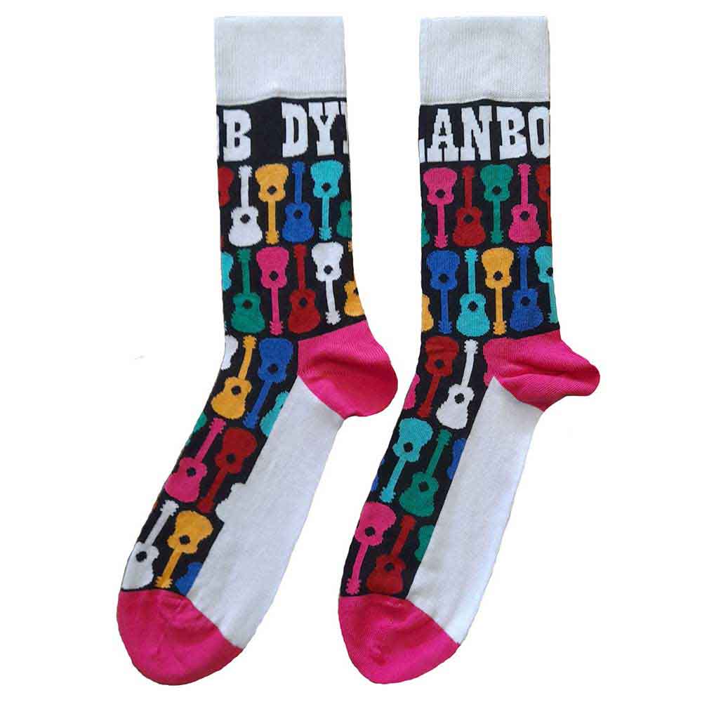 Bob Dylan Guitar Pattern [Socks]