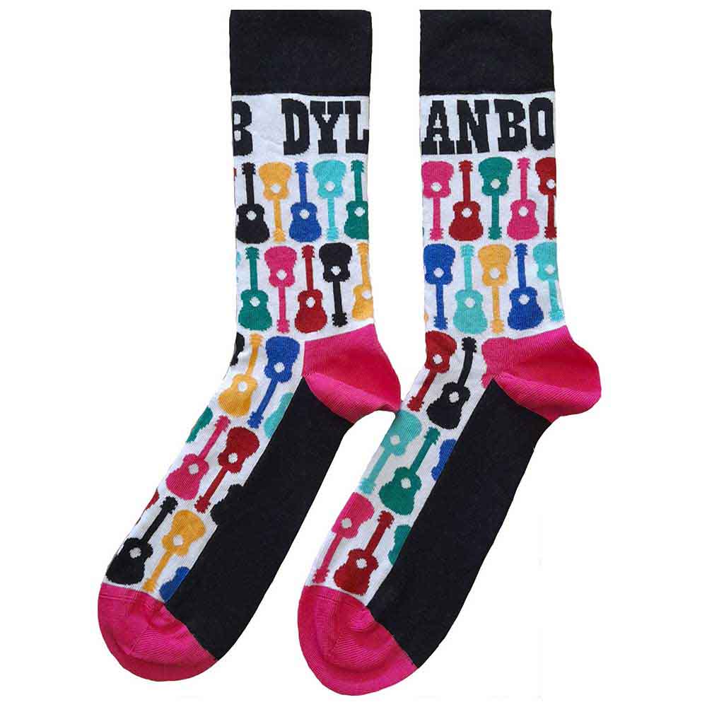 Bob Dylan Guitar Pattern [Socks]