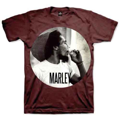 Bob Marley fumando en círculo [Camiseta]