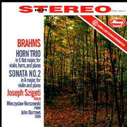 Horn Trio In E Flat Major For Violin, Horn, And Piano · Sonata No.2 In A Major, For Violin And Piano (Vinyl)