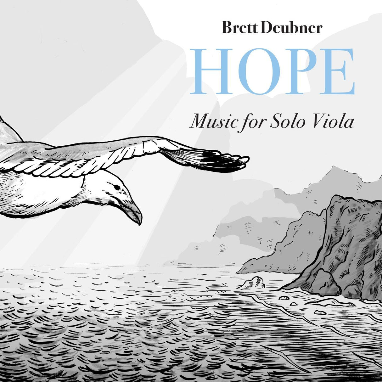 Brett Deubner Hope - Música para viola solista [CD de música]