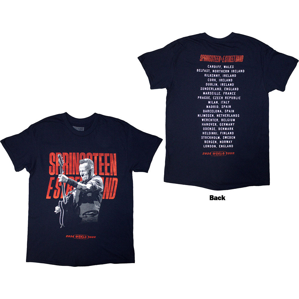 Bruce Springsteen Tour '24 Guitar Photo [T-Shirt]