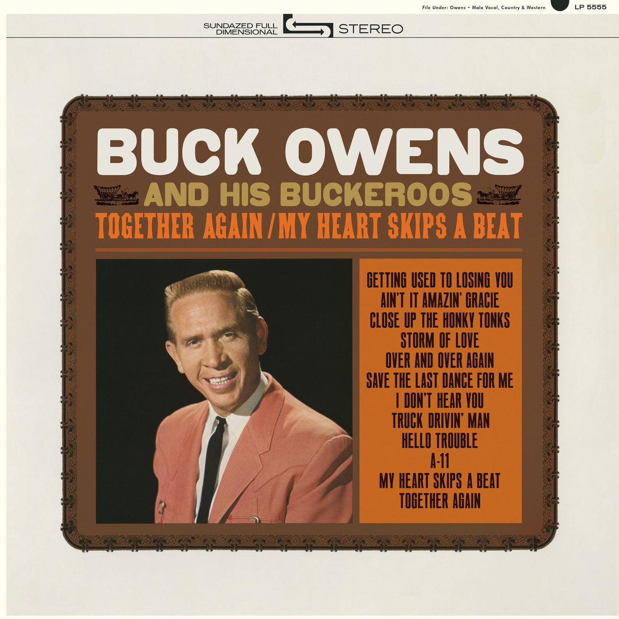 Buck y sus Buckaroos Owens juntos de nuevo / Mi corazón se salta un latido (VINILO DORADO) [Discos y LP]