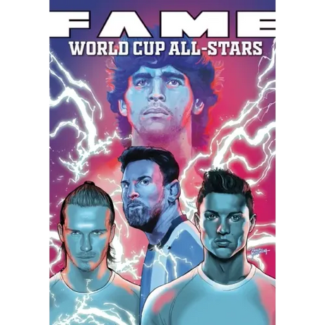 Fame: The World Cup All-Stars: David Bekham, Lionel Messi, Cristiano Ronaldo and Diego Maradona