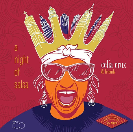 Celia Cruz & Friends - A Night of Salsa (25th Anniversary Edition) (180 Gram Magenta Splatter Colored Vinyl) (2 Lp's) [Vinyl]