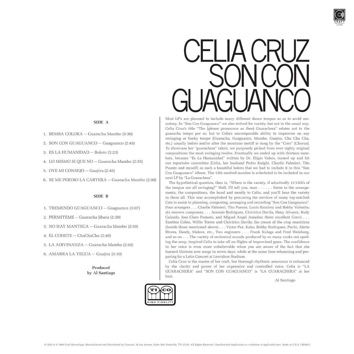 Son Con Guaguanco (180 Gram Vinyl) (Vinyl)