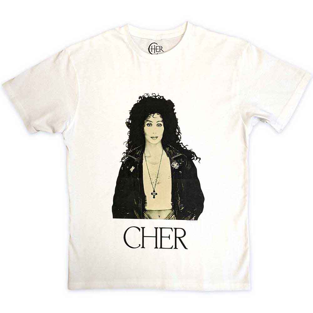 Cher Leather Jacket [T-Shirt]