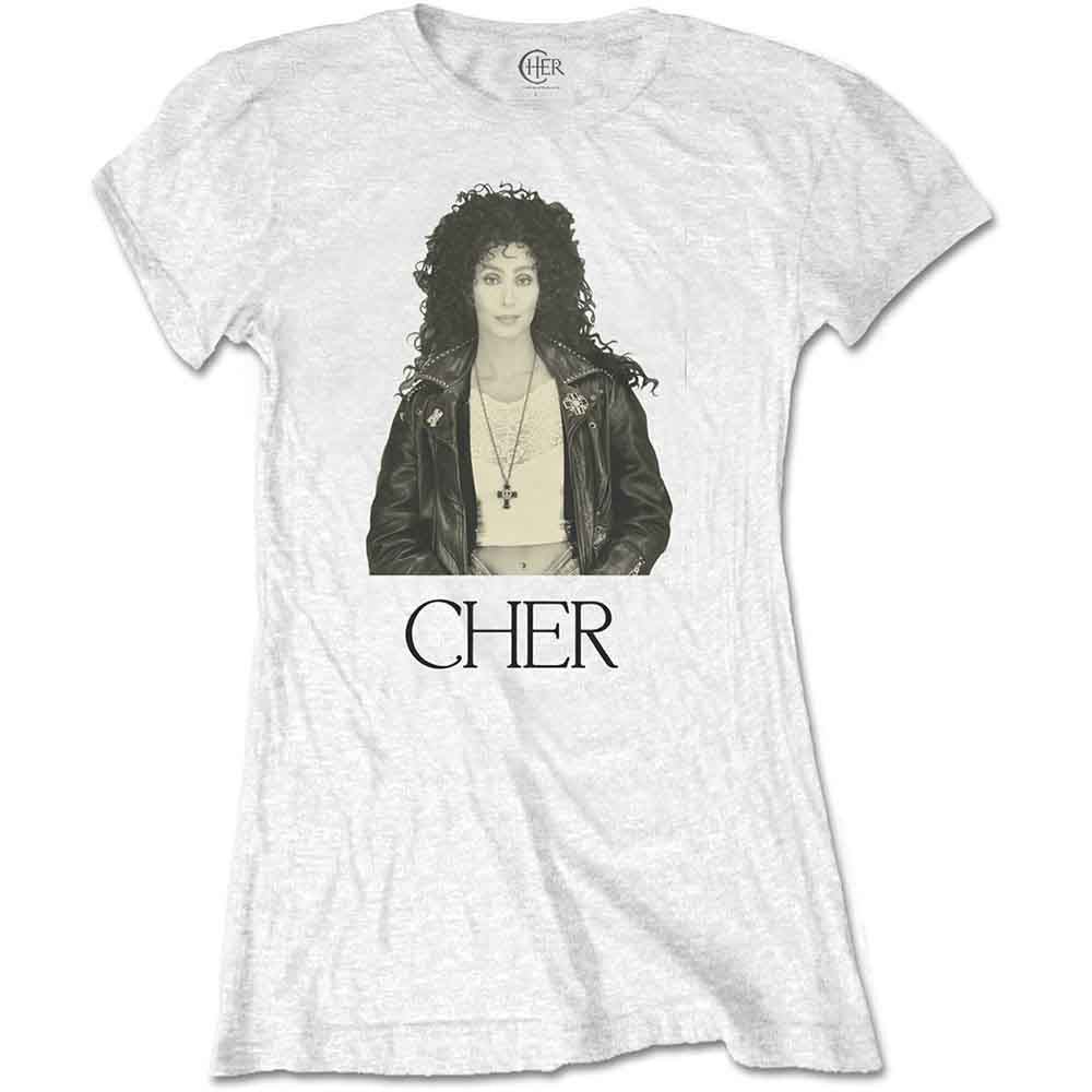 Cher Leather Jacket [Short Sleeve Tee]