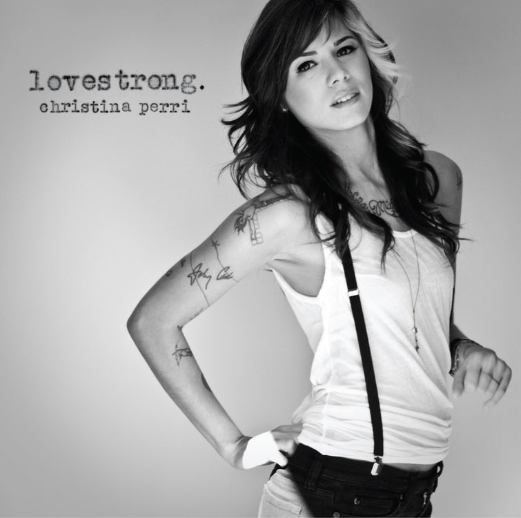 christina perri Lovestrong。（透明黑胶唱片）（ATL75）[唱片和 LP]