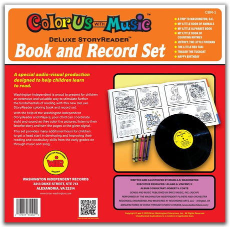Color Us with Music - Color Us with Music DeLuxe StoryReader Coloring Book and Record Set [Vinyl]