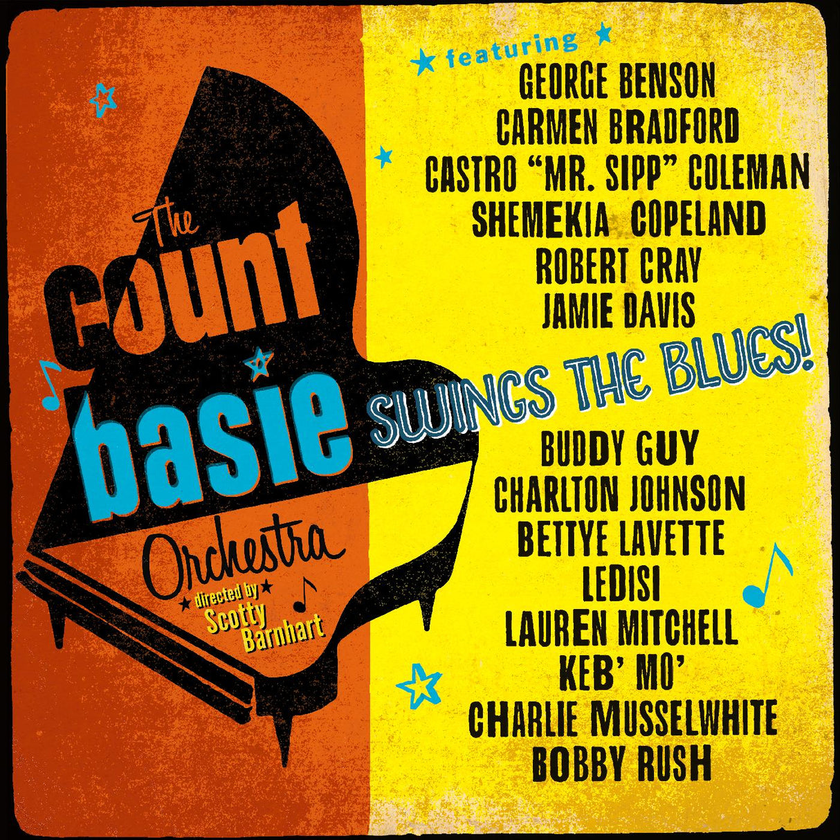 Count Basie Orchestra Basie Swings The Blues（不透明蓝色乙烯基唱片）[唱片和 LP]