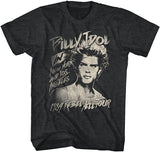 Billy Idol Mens T-shirt - Rebel Yell Tour 1984 Brand New