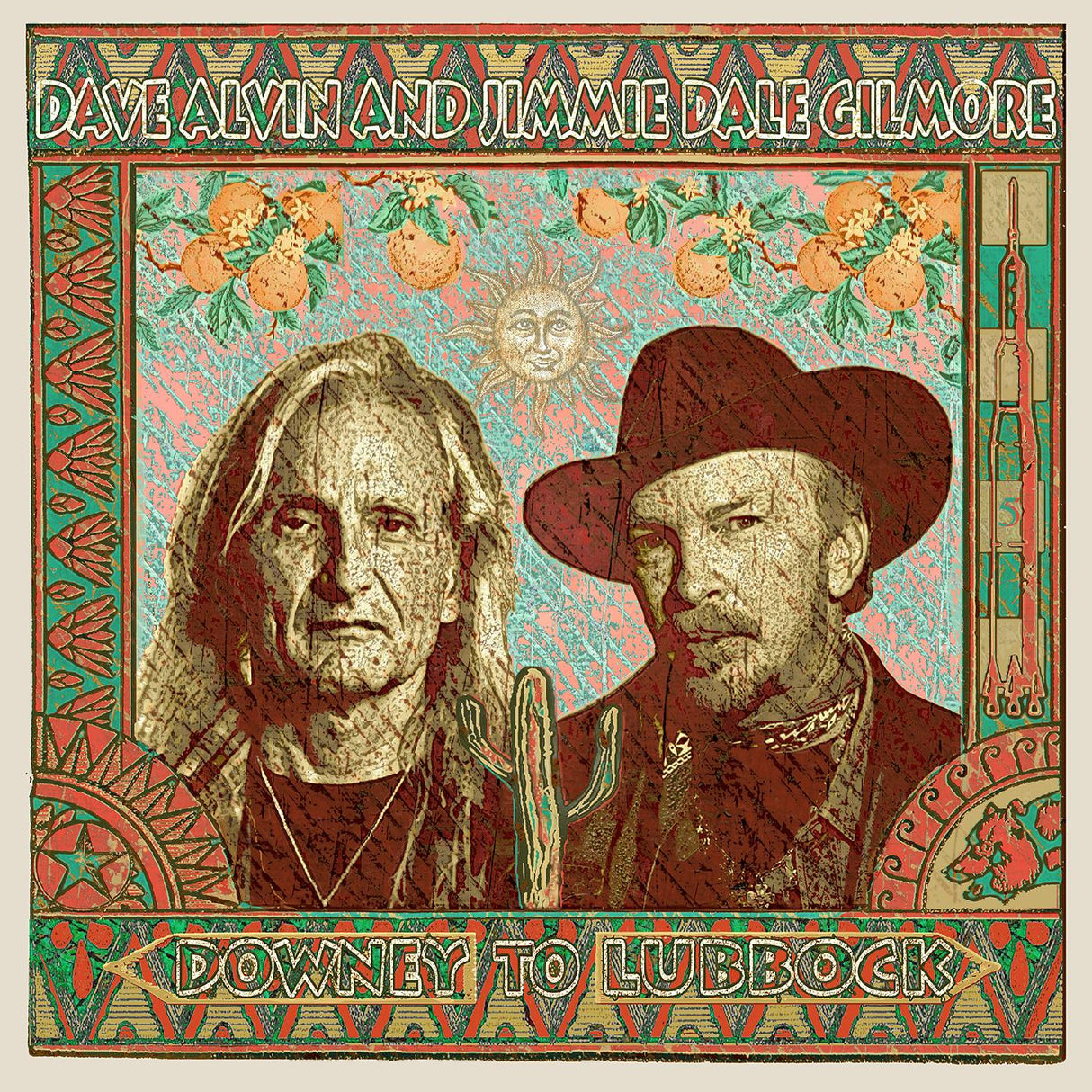 Dave &amp; Jimmie Dale Gilmore Alvin Downey 致 Lubbock [唱片和 LP]