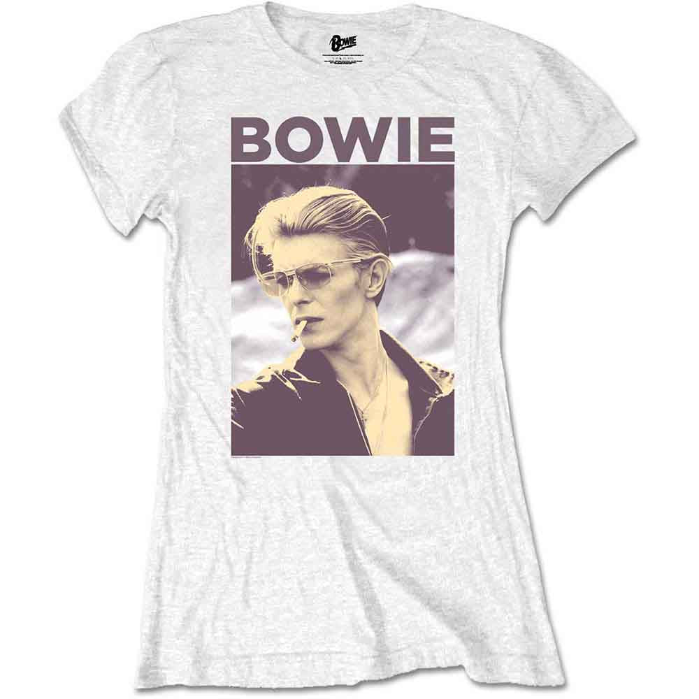 David Bowie fumando [Camiseta de manga corta]