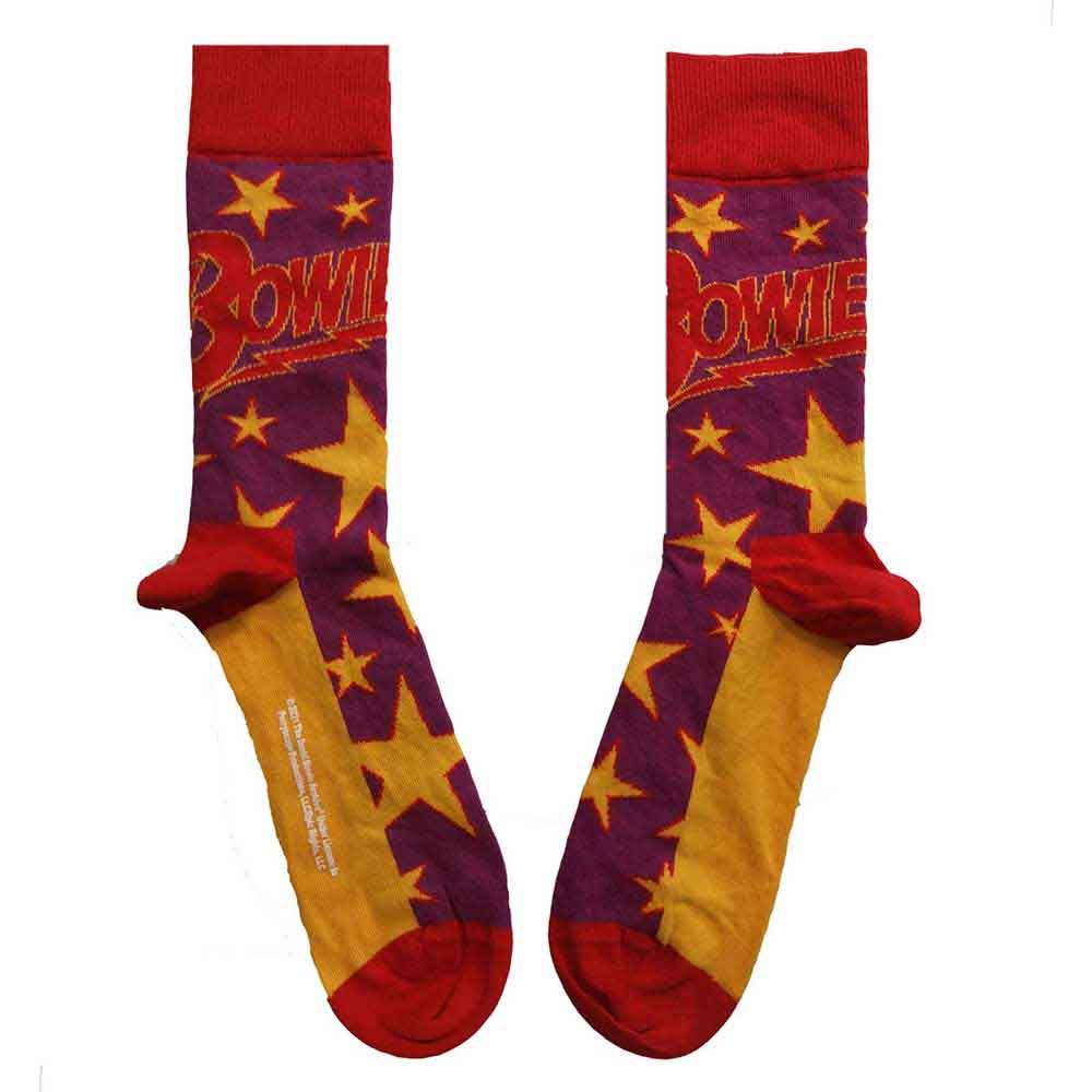 Calcetines de relleno con estrellas de David Bowie