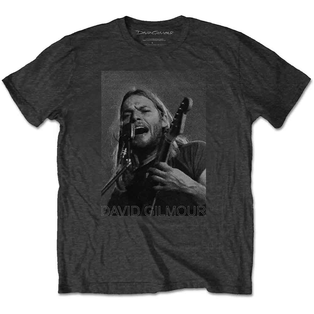 David Gilmour On Microphone Half-tone [T-Shirt]