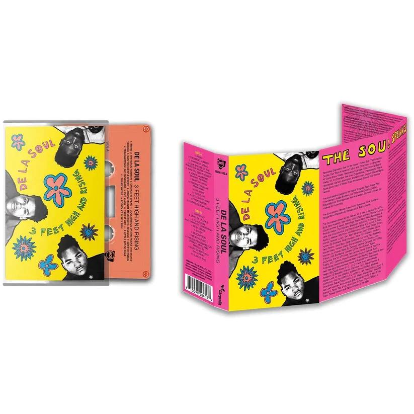 De La Soul 3 Feet High And Rising - Orange [Explicit Content] (Cassette) [Music Cassette Tapes]