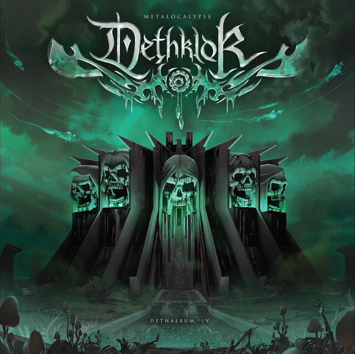 Dethklok Dethalbum IV (Mondo Exclusive Green W/ Black And Grey Splatter) [Records & LPs]