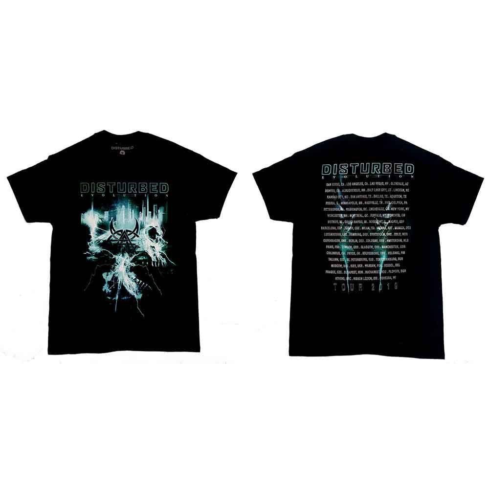 Camiseta de la fecha de regreso de Disturbed Apocalypse