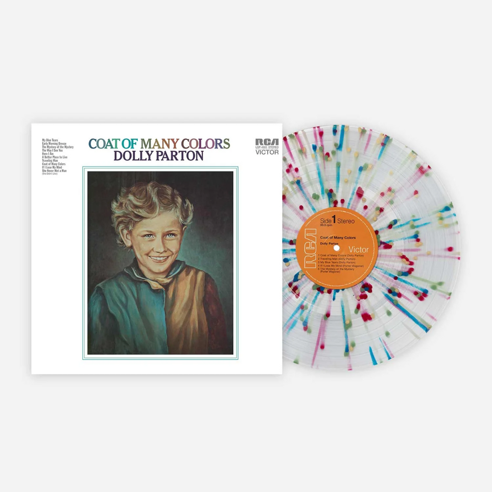 Dolly Parton Coat of Many Colors (Limited Edition, Rainbow Splatter Colored Vinyl) [Vinyl] - Apocalypse Vinyl