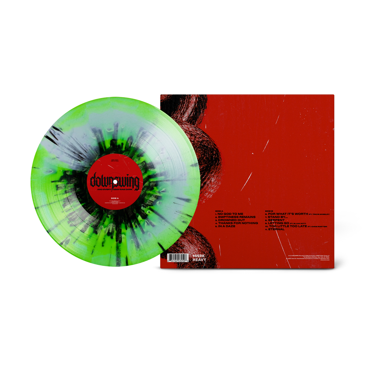 Downswing - And Everything Was Dark (Green/Black Splatter)