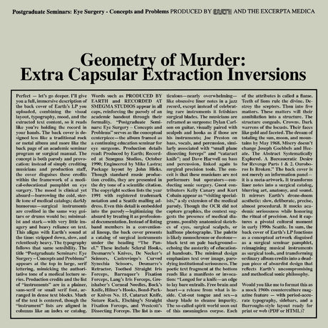 Geometry Of Murder: Extra Capsular Extraction Inversions (Crystal Clear Vinyl) [Vinyl]