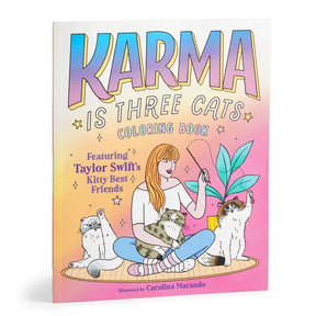 Karma Is Three Cats Coloring Book