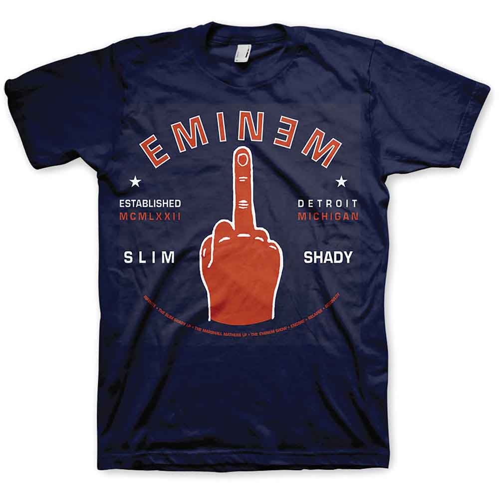 Camiseta con el dedo de Detroit de Eminem